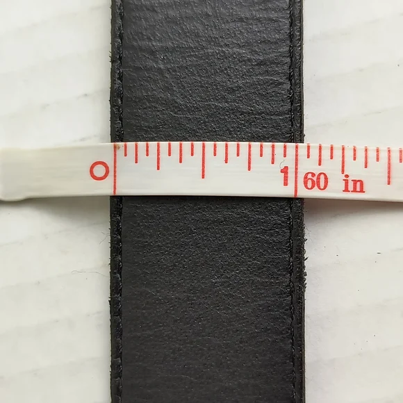 Connie Bates For Fahrenheit Brown Embossed Belt with Gold Buckle - Picture 13 of 15